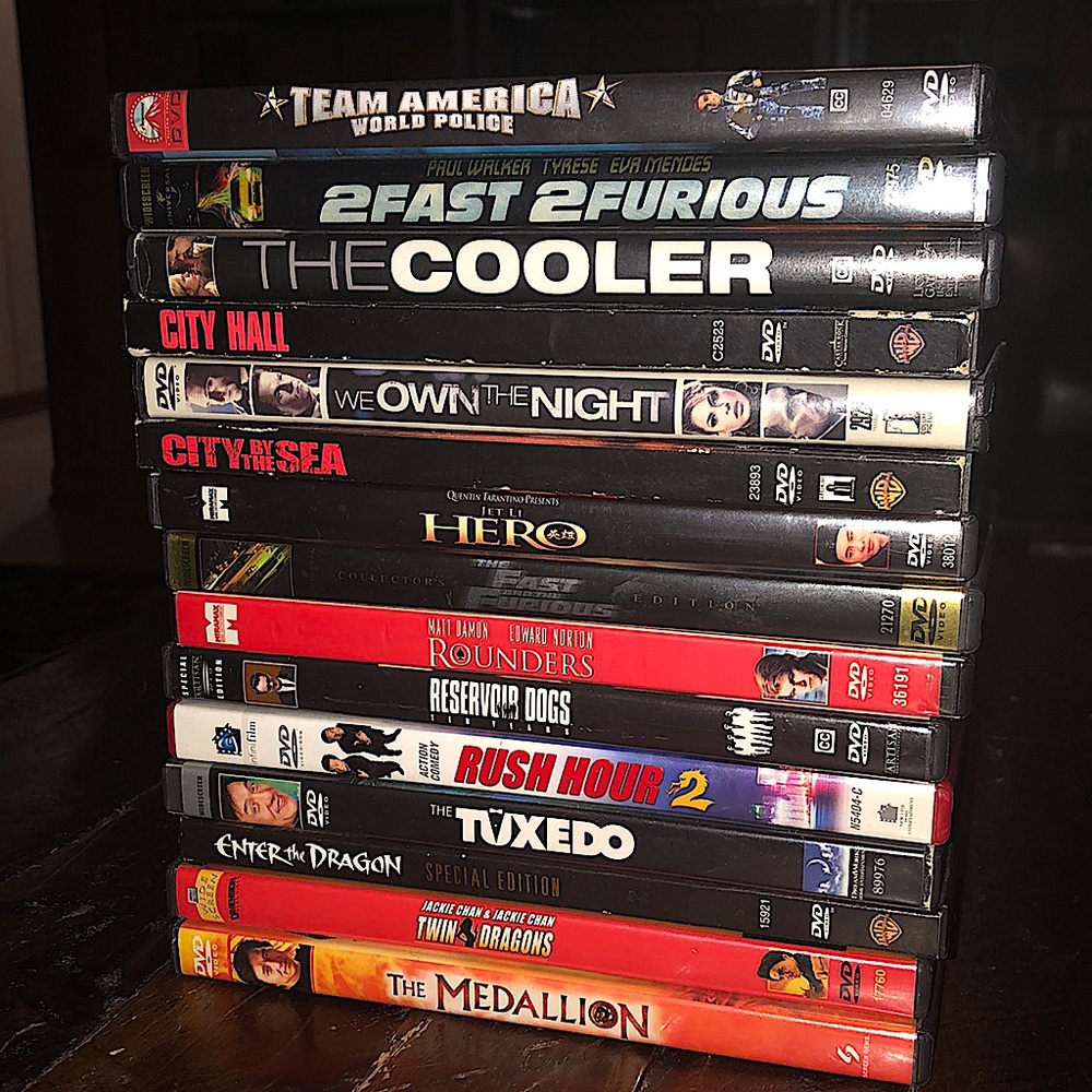 DVD Movies: 15 titles, men’s favorites